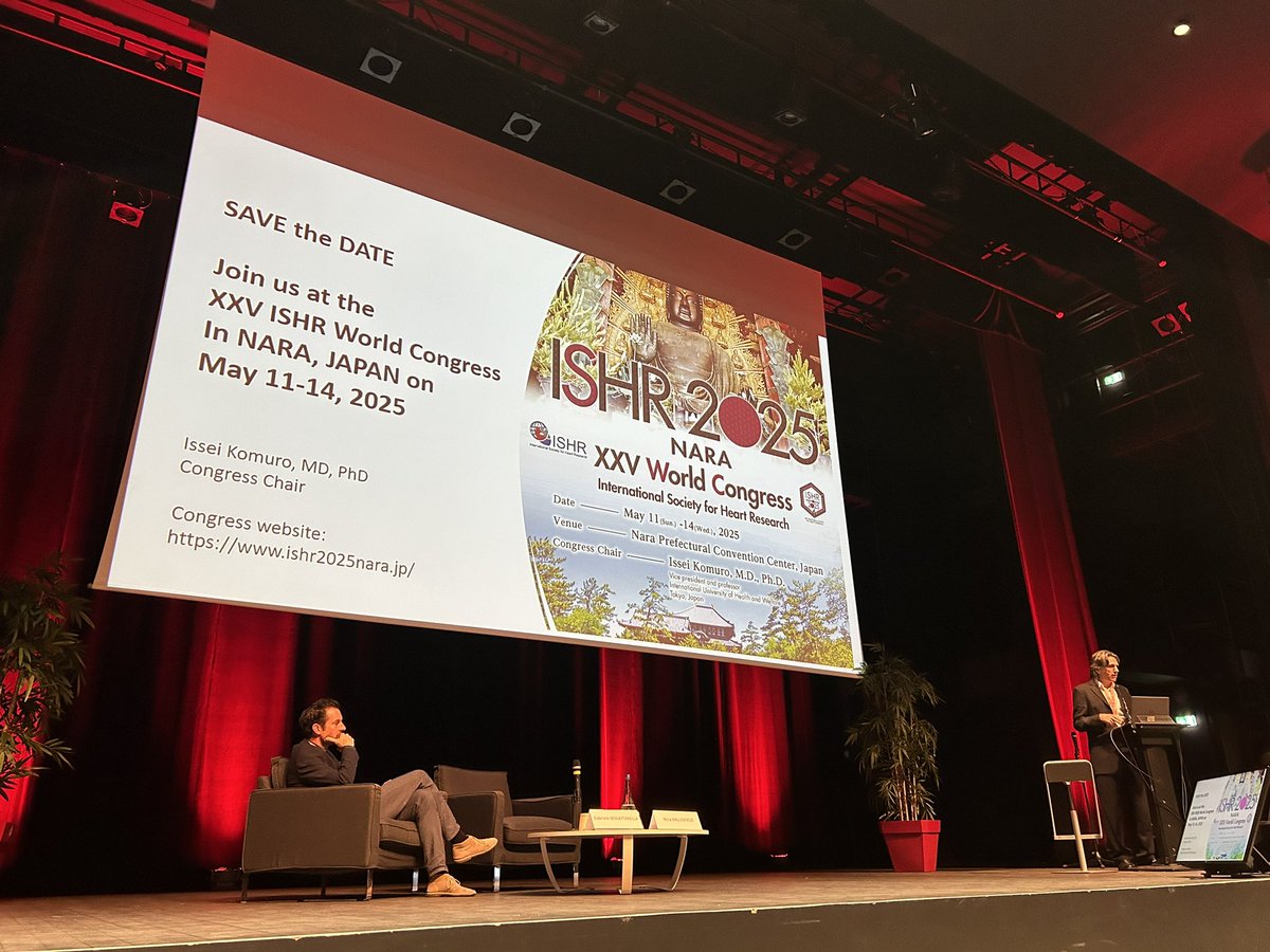 Davor Pavlovic (@pavlovicdavor) on Twitter photo Announcement of the next ISHR World Congress 2025 in Nara, Japan. Save the dates. I can’t wait!
<a href="/ISHR_ES/">ISHR European Section</a> <a href="/ISHR_ECI/">ISHR International ECI Committee</a> <a href="/ISHR_LAT/">ISHR LAT Section</a> <a href="/36th_ISHR2021/">36th Meeting ISHR, European Section Turin, 2021</a> <a href="/IshrMci/">MCI-ISHR</a> <a href="/ISHR_AUS/">ISHR Australasian Section</a> <a href="/ECI_ISHR/">Early Career Investigators @ISHR North America</a> <a href="/ISHR_NAS/">ISHR North American Section</a> <a href="/escardio/">European Society of Cardiology</a> <a href="/AHAScience/">AHA Science</a> Announcement of the next ISHR World Congress 2025 in Nara, Japan. Save the dates. I can’t wait!
<a href="/ISHR_ES/">ISHR European Section</a> <a href="/ISHR_ECI/">ISHR International ECI Committee</a> <a href="/ISHR_LAT/">ISHR LAT Section</a> <a href="/36th_ISHR2021/">36th Meeting ISHR, European Section Turin, 2021</a> <a href="/IshrMci/">MCI-ISHR</a> <a href="/ISHR_AUS/">ISHR Australasian Section</a> <a href="/ECI_ISHR/">Early Career Investigators @ISHR North America</a> <a href="/ISHR_NAS/">ISHR North American Section</a> <a href="/escardio/">European Society of Cardiology</a> <a href="/AHAScience/">AHA Science</a>
