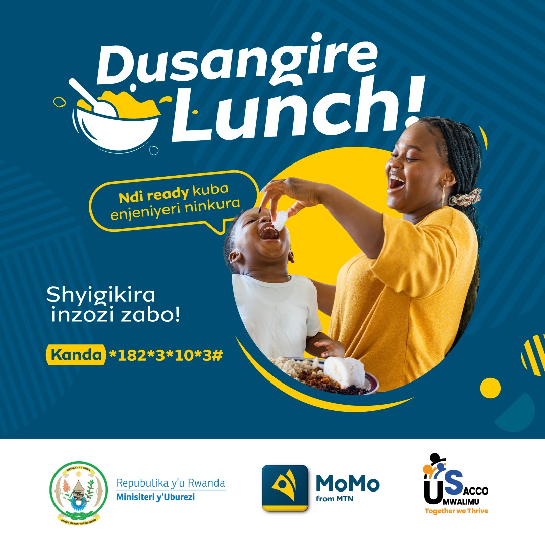 Rwanda_Edu's tweet photo. Ishuri wizeho uraryibuka? Fatanya n'ababyeyi baharerera gutanga umusanzu w'ifunguro ku ishuri. Ku Frw 3000 gusa ku mwaka, shyigikira abana na barumuna bacu kugera ku nzozi zabo!
Shakira code y'ishuri aha: https://t.co/KvBexbMAZ9 https://t.co/WanPal5q0u