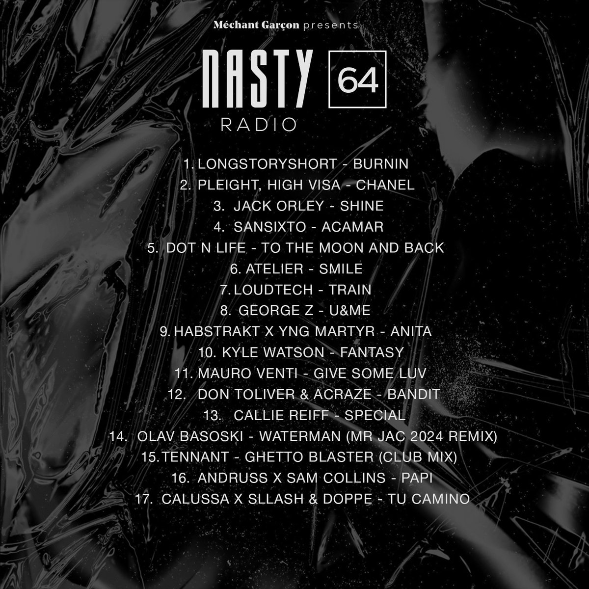 EPISODE 64 by <a href="/AdrienToma/">Adrien Toma</a> is OUT NOW : streamlink.to/NastyRadio w/ <a href="/itslngstryshrt/">longstoryshort</a> <a href="/pleightmusic/">pleightmusic</a> <a href="/JackOrley/">Jack Orley</a> <a href="/sansixtomusic/">Sansixto</a> <a href="/dotnlife/">Dot N Life</a> <a href="/GeorgeZnsn/">George Z</a> <a href="/habstrakt/">habstrakt</a> <a href="/YNGMartyr/">yngmartyr</a> <a href="/kylewatsonmusic/">Kyle Watson</a> <a href="/MauroVenti/">Mauro Venti</a> <a href="/DonToliver/">DON TOLIVER</a> <a href="/Acraze___/">ACRAZE</a> <a href="/CallieReiff/">Callie Reiff</a> <a href="/OlavBasoski/">Olav Basoski</a> <a href="/AndrussMusic/">Andruss</a>  <a href="/Calussaofc/">Calussa</a>