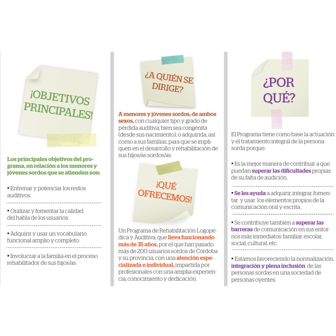 AspasCordoba's tweet photo. 📢 La pasada semana, ASPAS-CÓRDOBA firmó un Convenio de Colaboración con la Excma. Diputación Provincial de Córdoba para ejecutar el PROGRAMA DE REHABILITACIÓN LOGOPÉDICA Y AUDITIVA PARA MENORES Y JÓVENES SORDOS durante 2024. https://t.co/4IfNJAP5JC