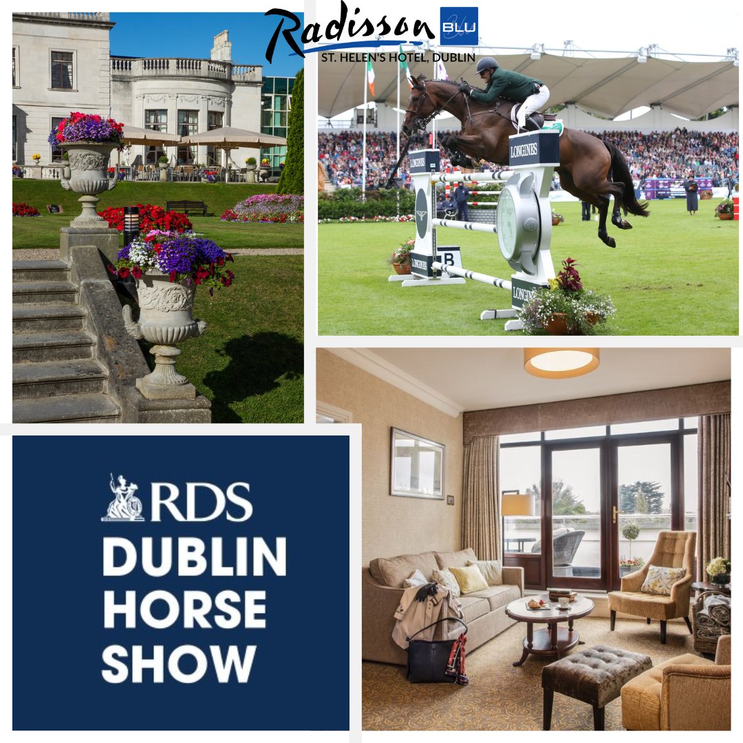Looking forward to Dublin Horse Show 2024?

Contact a member of our reservations team to book your overnight from August 14th – 19th 2024.

☎️ Call us on (01) 218 6000
or 💻 Book here: buff.ly/2xYTj8V

#DublinHorseShow #DHS24 #RadissonHotels #RDSEvents #DiscoverDublin