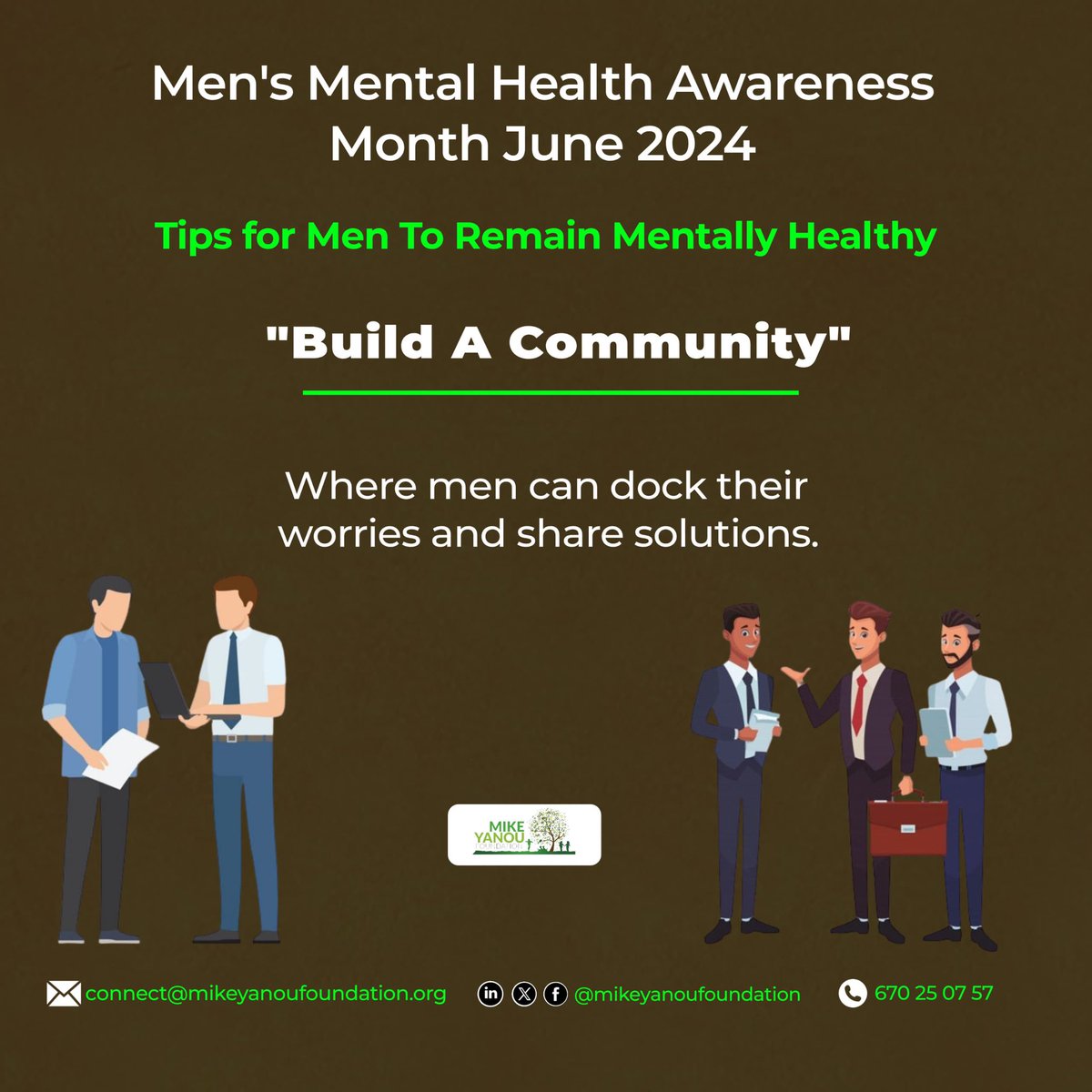 MikeYanouf's tweet photo. Men’s Mental Awareness Month June 2024

✅Tips for Men to Remain Mentally Healthy https://t.co/R4JHzvVC90