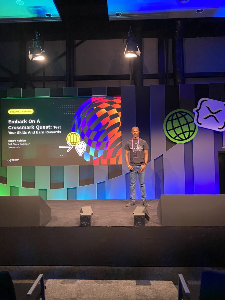 RandyNolden's tweet photo. Had an incredible experience on stage teaching users how to get started with the Crossmark wallet!! If you haven’t already, check it out! @crossmarkio https://t.co/CPRSzRsz5G