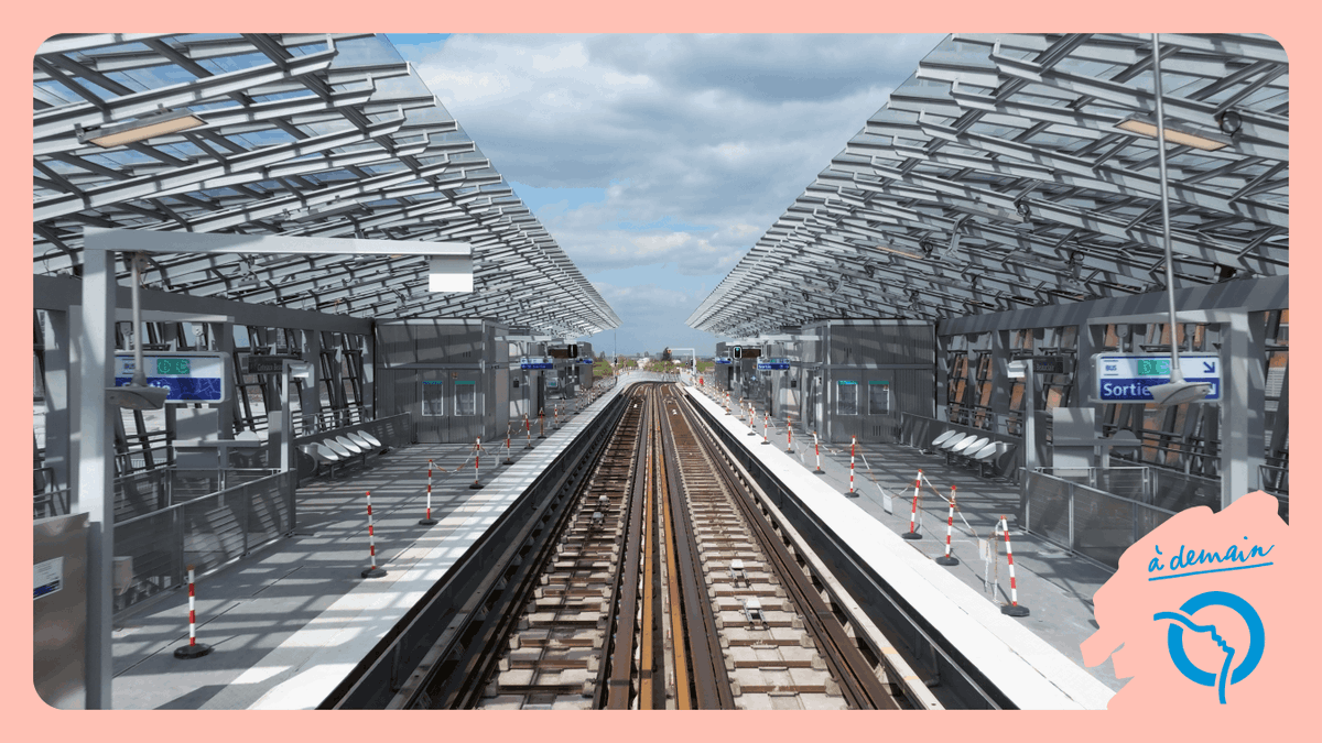[#JeudiPhoto 📸] Photos de certaines des nouvelles stations de la #ligne11 avant ouverture à midi ✨ #RATP