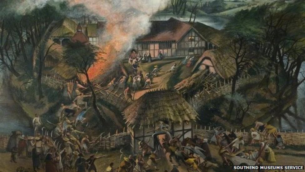 DailyDoseHist's tweet photo. On this day in 1381, during the Peasants’ Revolt in England, rebels led by Wat Tyler set fire to the Savoy Palace in London. This marked a critical point in the uprising against oppressive taxes and social injustices. #OTD #History #PeasantsRevolt https://t.co/n8dEDXQHA1