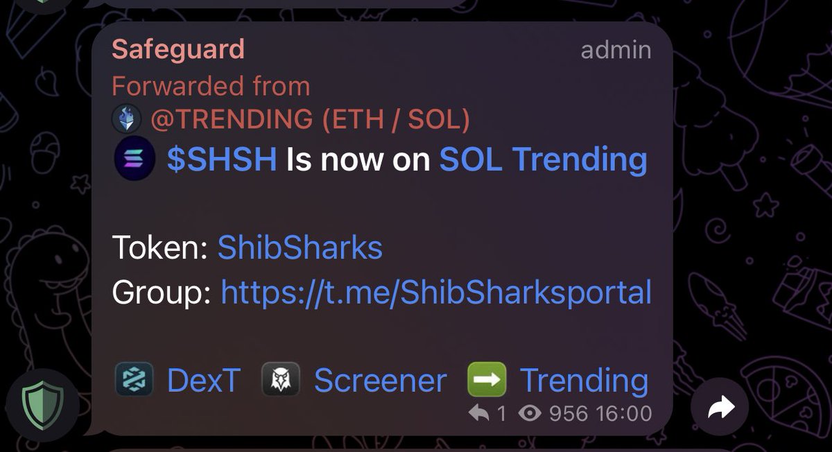ShibSharks's tweet photo. WE ARE JUST PAID DOUBLE TRENDING!! 

$SHSH #SHIBSHARKS https://t.co/Rmp8y19Nc2