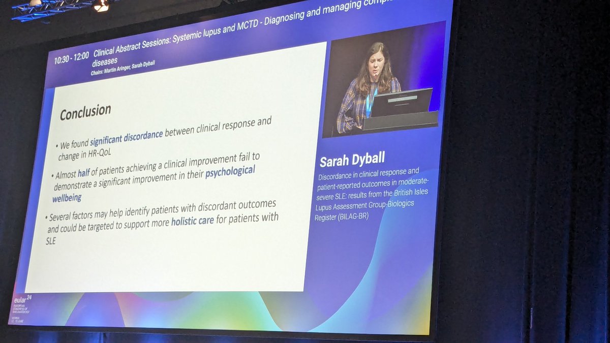 Mia Rodziewicz (@miarodziewicz) on Twitter photo Important work from <a href="/sarahdyball1/">Sarah Dyball</a>
❕Around half of SLE patients demonstrating a clinical improvement failed actually FEEL better psychologically Important work from <a href="/sarahdyball1/">Sarah Dyball</a>
❕Around half of SLE patients demonstrating a clinical improvement failed actually FEEL better psychologically