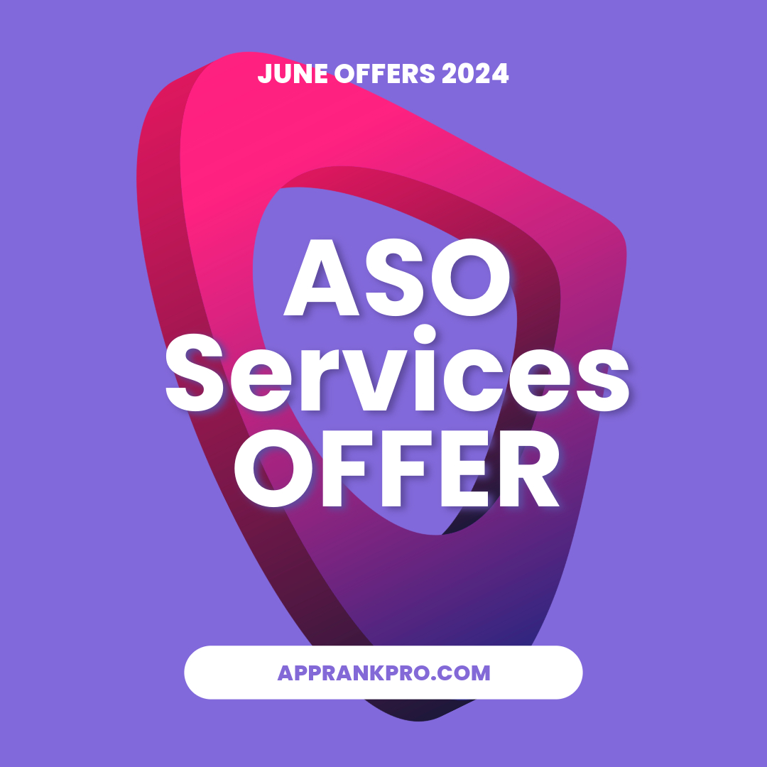 App Store Optimization Services | Apprank Pro 

Don’t miss out on this chance to supercharge your app’s growth with high-quality installs at unbeatable prices. Our services like Keyword Install Package, Reviews And Ratings, Monthly ASO Retainer, Onetime App Store Optimization