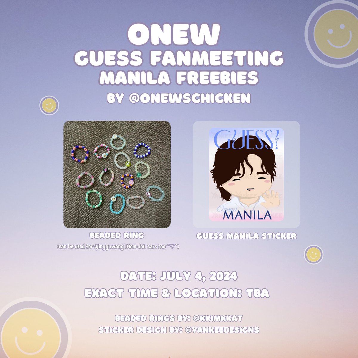 onewschicken's tweet photo. 💎 #ONEW_GUESS FANMEETING IN MANILA GIVEAWAY 💎

See you on July 4 at the New Frontier Theater! 🩵

Tickets are still available at Ticketnet outlets and online: https://t.co/RYxejpyTUg

Rings by @kkimkkat
Sticker design by @YankeeDesigns

#ONEW #온유 #オニュ #샤이니 #SHINee https://t.co/KeLdNY0sO9