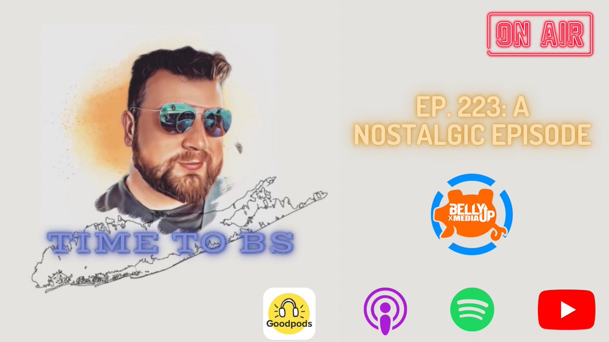 TimetoBSPodcast's tweet photo. Time to BS with @stanielsmooth Ep. 223 is available now on all platforms, take a listen!

Apple: https://t.co/x8qelGIoIN

Spotify: https://t.co/0ar3CqkaJy

@GoodpodsHQ: https://t.co/Sz0ihEOPGJ

YouTube: https://t.co/xuxgijn7f6

@BellyUpSports @BellyUpMedia @uSTADIUM #TimetoBS https://t.co/VzHjx5zmeM