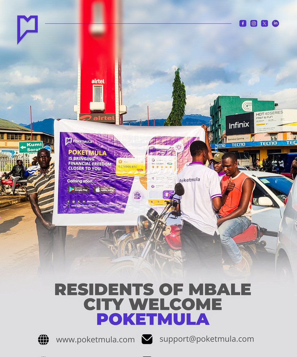 poketmula's tweet photo. 📢 Big steps forward for Poketmula! We just wrapped up market research in Mbale, Uganda. Excited to learn from the community and enhance our services to better meet your financial needs. Together, we're building a more inclusive financial future! 💼

#Poketmula #Fintech #Mbale https://t.co/3DYy0T2SqH