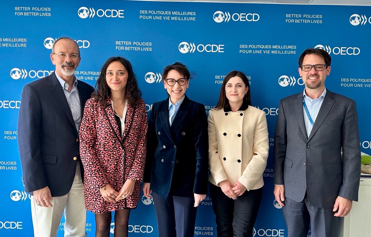 Had a great discussion with the <a href="/OECDeurasia/">OECD Eurasia</a> Division Director, William Tompson and his team on the 🇲🇩priorities related to the MoU and the Action Plan 🇲🇩-OECD, next week meetings in Chisinau. Dynamic cooperation which will contribute to the economic development and 🇪🇺path of 🇲🇩