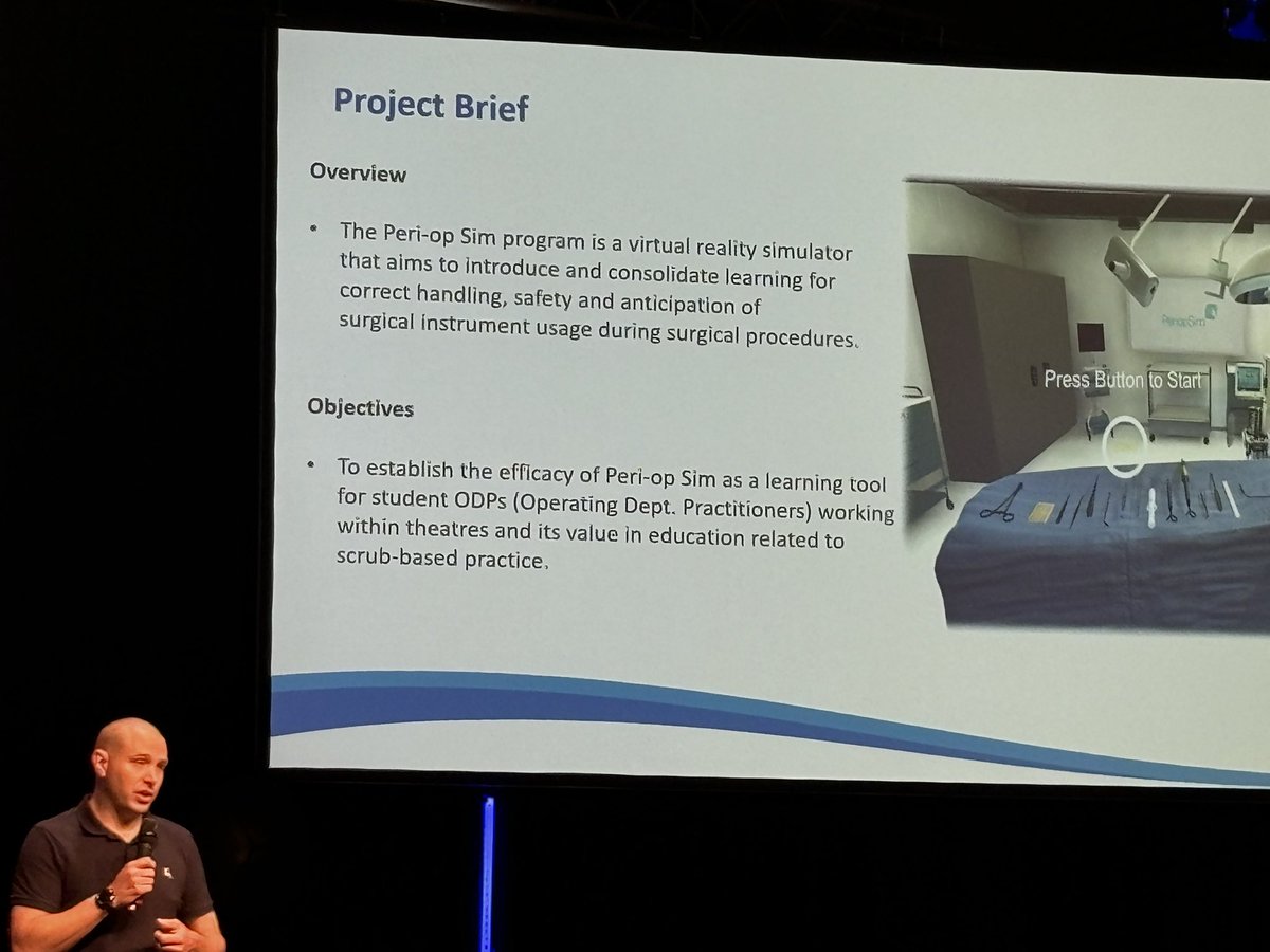 Laura Mitchell (@l_mitchellodp) on Twitter photo <a href="/trentsimulation/">Trent Simulation</a> Alex Morris discussing Virtual Simulation Training to ensure a safe space for students and new starters within the Peri-operative Surgical environment to anticipate the needs of the surgeon. #NUHEEE2024 🙌 <a href="/trentsimulation/">Trent Simulation</a> Alex Morris discussing Virtual Simulation Training to ensure a safe space for students and new starters within the Peri-operative Surgical environment to anticipate the needs of the surgeon. #NUHEEE2024 🙌