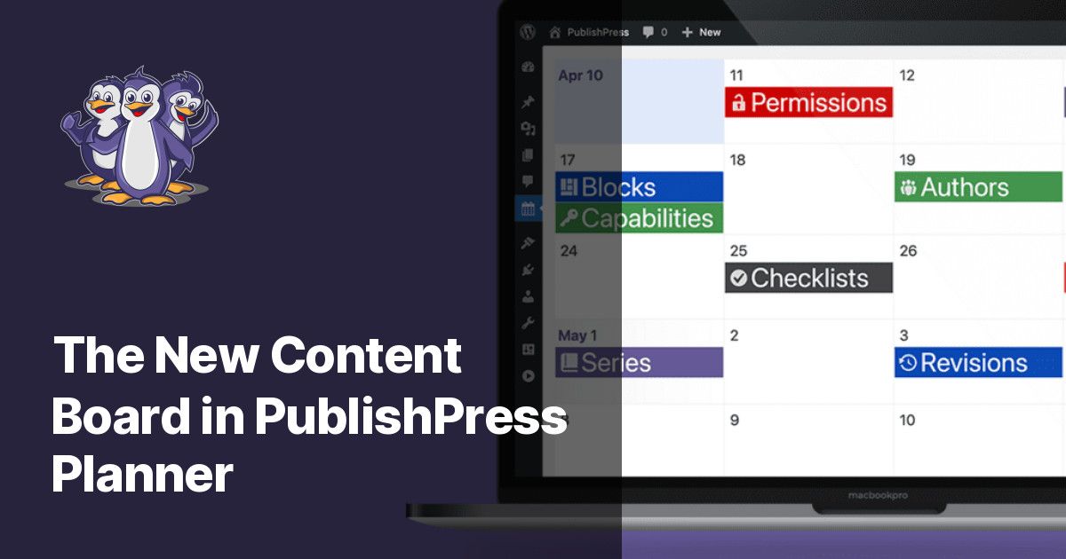 Have you seen the new Content Board in PublishPress Planner? buff.ly/3RnYSXk