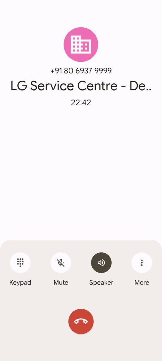 SeeratBatth's tweet photo. @LGIndia 22 mins on call with service centre and all they are doing is transferring call from one agent to another #lifesgood #notreally @LGIndia https://t.co/aY8xRHqHdV