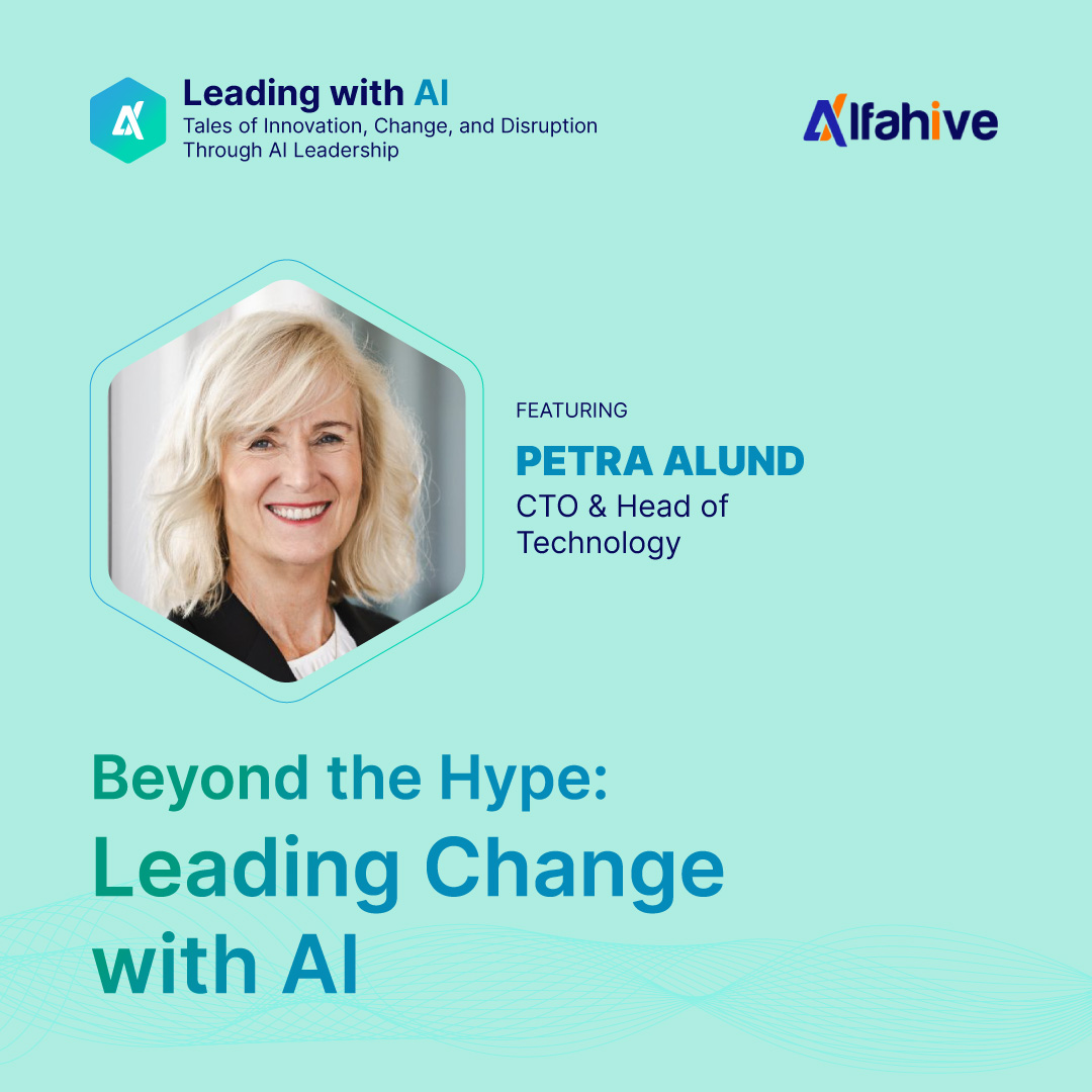 alfahive's tweet photo. Catch the latest "Leading with AI" featuring Petra Alund. She goes beyond the hype, sharing her AI journey and its impact on change. Learn her approach to managing AI investments, prioritizing cybersecurity and safe practices.
👉 https://t.co/PhJBBsY1Vh
👉 https://t.co/E1ZAEBOBSu https://t.co/Dcst7OQOqp