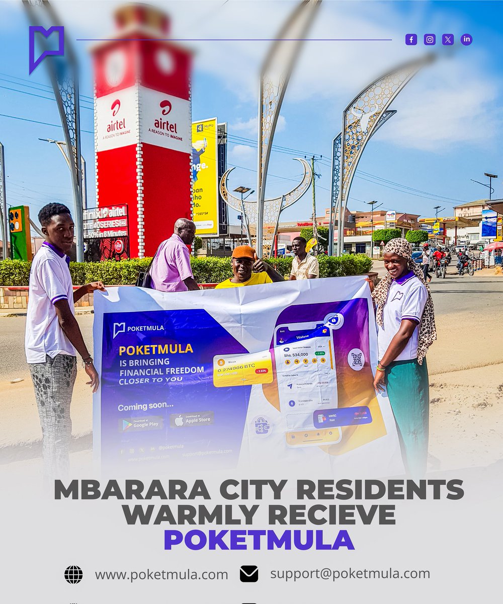 poketmula's tweet photo. 📢 Exciting developments from Poketmula! We've just completed insightful market research in Mbarara, Uganda. We're committed to tailoring our services to better serve your financial needs and drive financial inclusion.

#Poketmula #Fintech #Mbarara #Uganda #FinancialInclusion https://t.co/VtqZzeJDDs