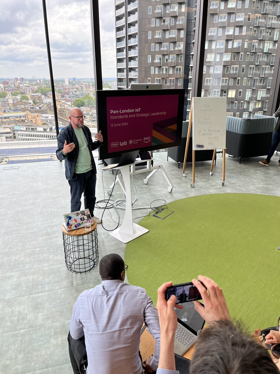 Today, during #LondonTechWeek we are delighted to host our session on Pan-London IoT: Standards and Strategic Leadership at <a href="/awscloud/">Amazon Web Services</a> with <a href="/LDN_CDO/">Chief Digital Officer for London</a>!

#smartcities #london #iot