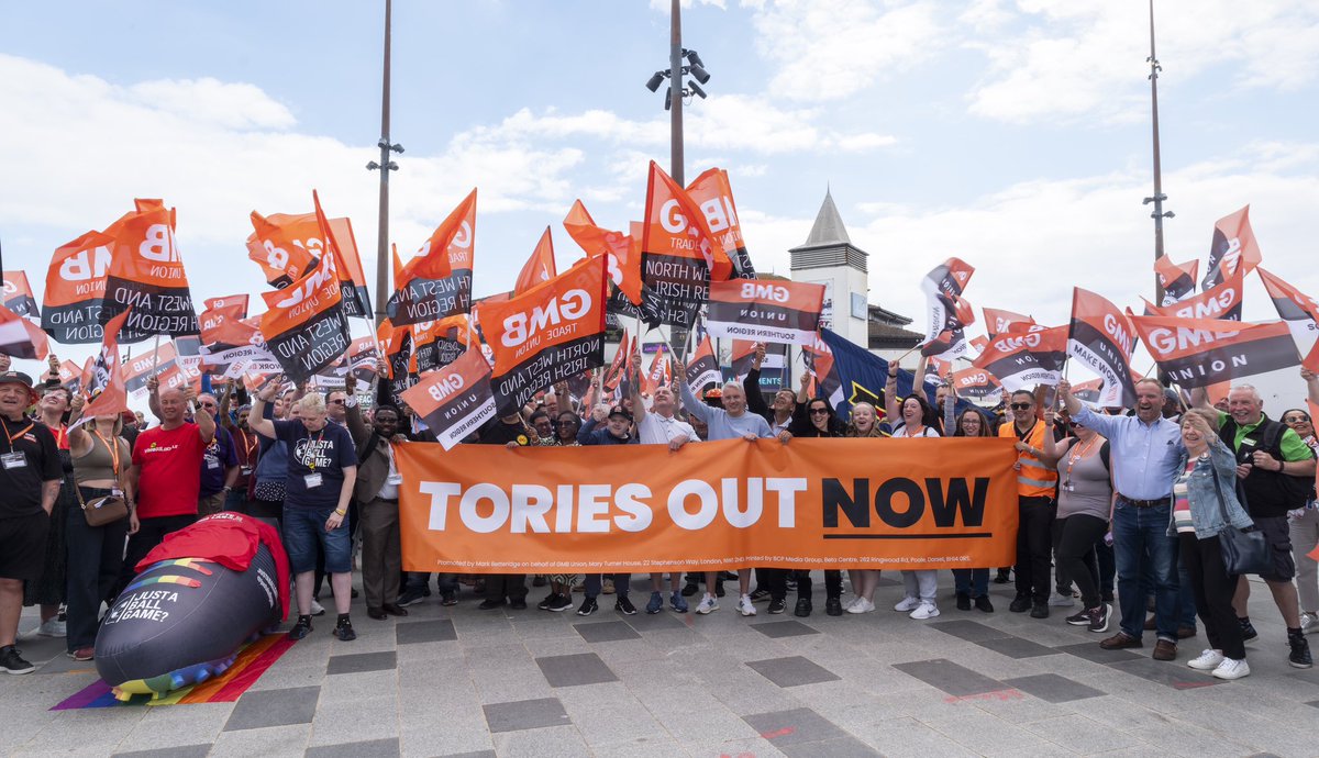 A clear message from #GMB24.

Tories out now.