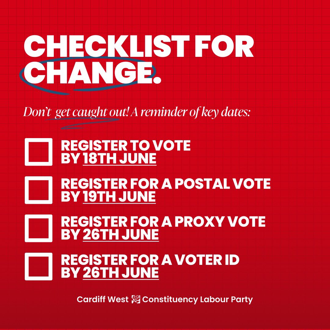 It’s time for change! Make sure you’re registered to vote so you can help shape a brighter future.