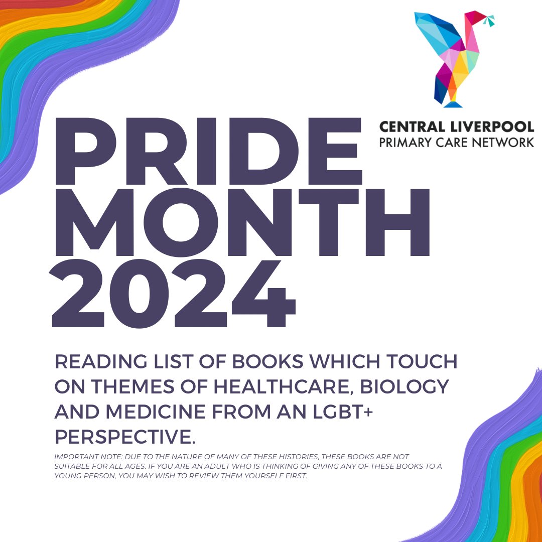 TheElmsMedLpool's tweet photo. Reading list of books which touch on themes of healthcare, biology and medicine from an
LGBT+ perspective.🏳️‍⚧️🏳️‍🌈 #PrideMonth https://t.co/d4VL70k1Iv