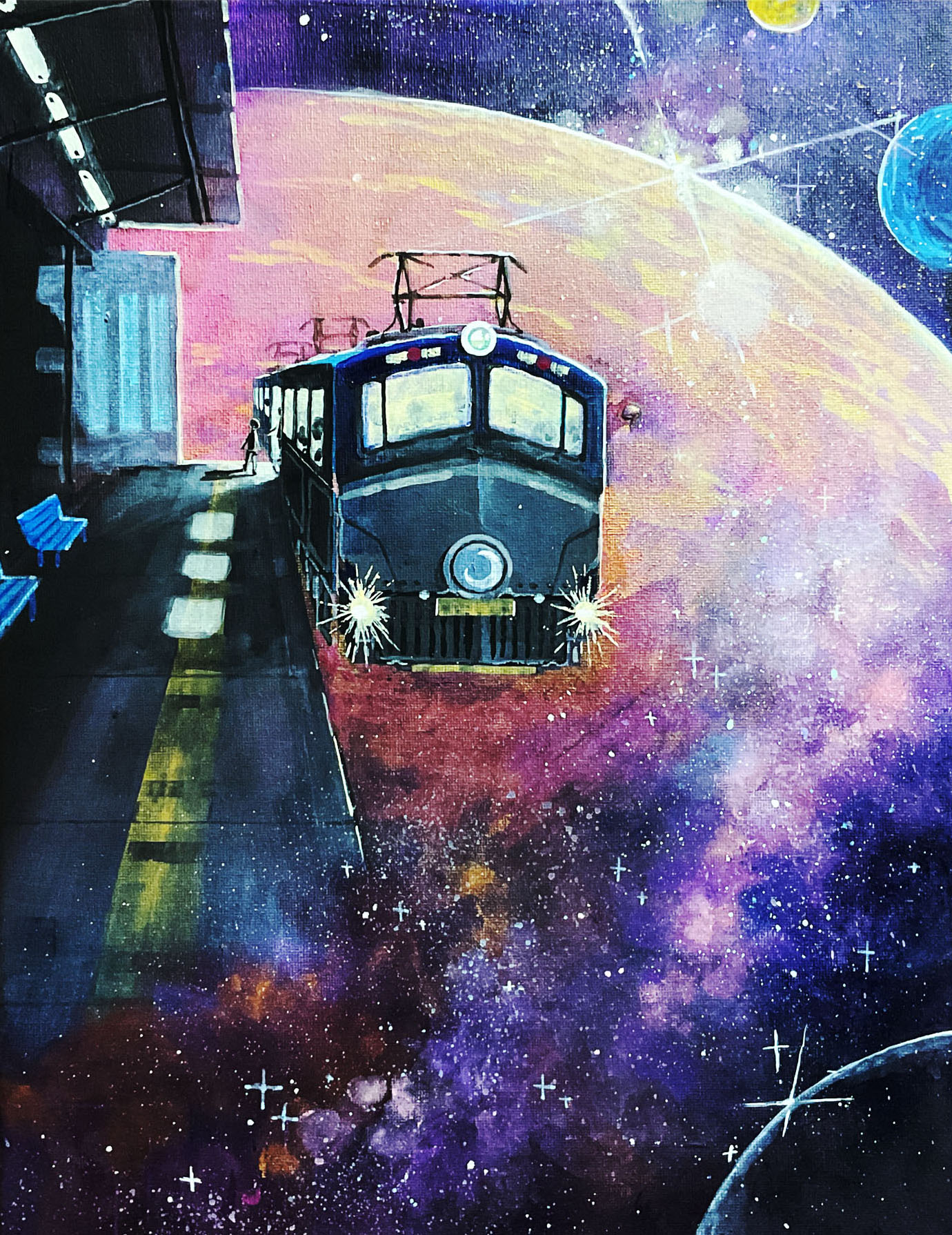 ILLUSTRATION WORKS OF 銀河鉄道の夜 宝塚大学イラスト 銀河鉄道の夜 – ミキハウスオフィシャルサイト