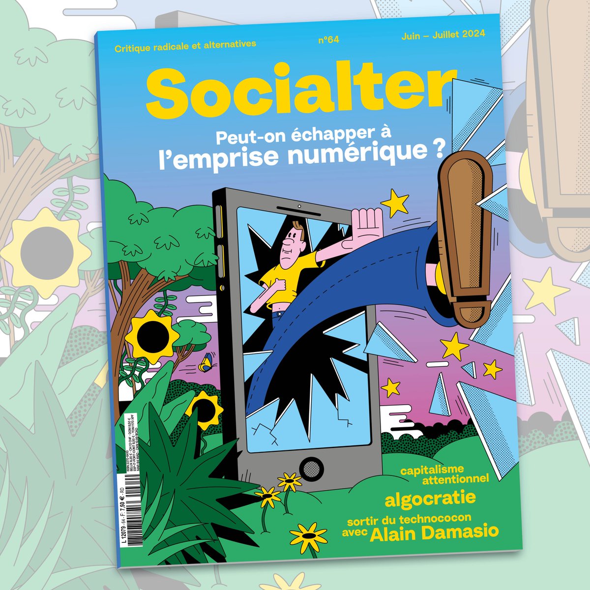 Nous sommes très heureux de vous présenter la couverture de notre nouveau numéro : « Peut-on échapper à l’emprise numérique ? » 😵‍💫📱 En kiosque samedi !

Découvrez le sommaire complet : socialter.fr/produit/numero…