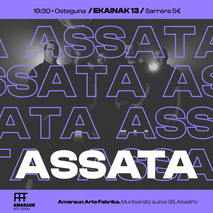 ASSATA gaur, hilak 13, Abadiñon: bizkaie.biz/1718192997172

 👉<a href="/AssataTaldea/">Assata</a>
👉facebook.com/p/Amaraun-ARTE…