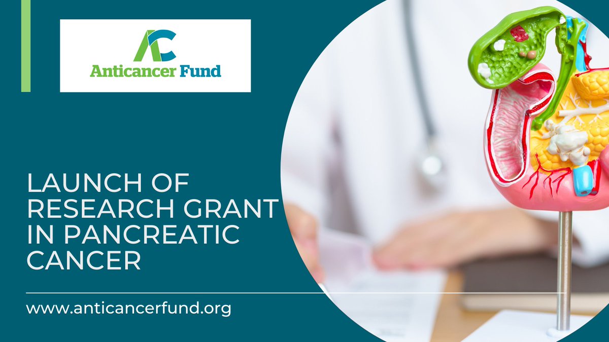 Calling All Researchers in Pancreatic Cancer—Grant opportunity for academic researchers, dedicated to fighting pancreatic ductal adenocarcinoma (PDAC).

For more details anticancerfund.org/news/obtain-gr…

#anticancerfund #pancreaticcancer #cancerresearch