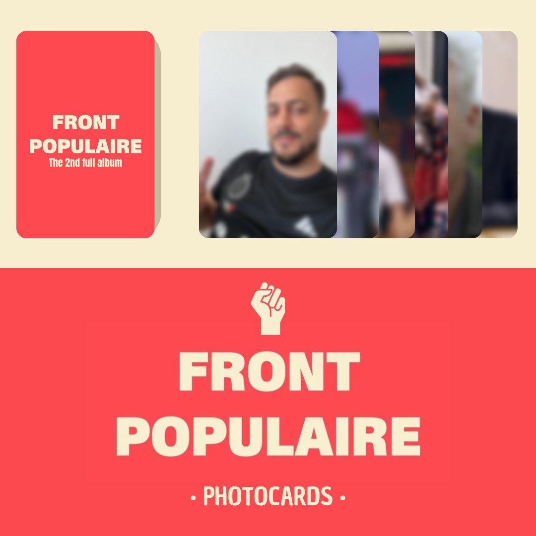 s1rawberrysheep's tweet photo. Front Populaire "FP the 2nd album" Photocards (Limited Edition Ver.)
➫ 2024.06.30 8PM (FR)

#frontpopulaire #SwiftiesForFrontPopulaire
#ArmyForFrontPopulaire
#NouveauFrontPopulaire https://t.co/cKJ5gXZBDU