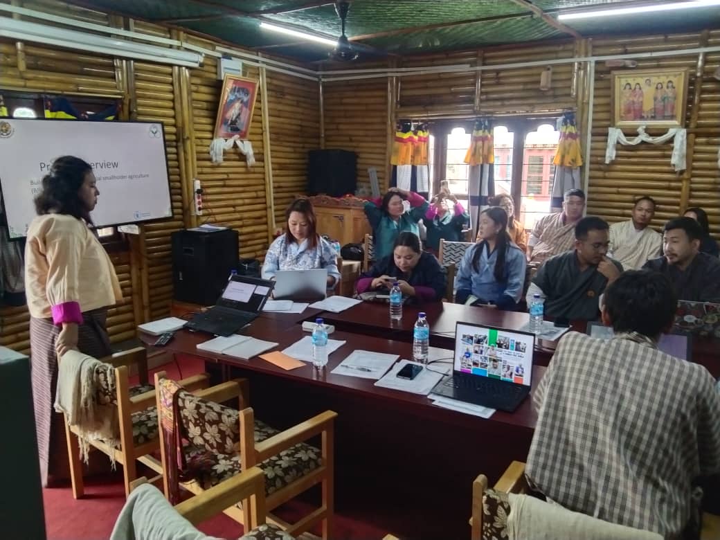 WFP_Bhutan's tweet photo. To reduce gender disparities and engage young people in farming, a 4-day workshop to develop guidelines for gender & youth inclusive hubs was organized in Tsirang. The hubs will be established in Zhemgang, Tsirang, Trongsa & Sarpang under the #BRECSA project. https://t.co/WGolFKQAyy