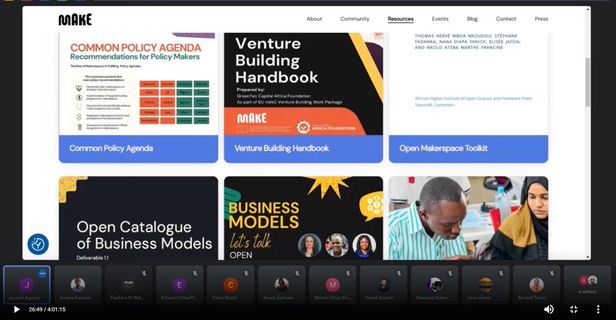 amnetwork___'s tweet photo. During our study program, we explored exciting initiatives under the mAkE project like policy development, business model innovation, map of machines and more. 

Check out the screenshots and see how we're shaping the future of making ⚙️

Learn more at https://t.co/lcFDexb43L https://t.co/e9Xyp1rHtL