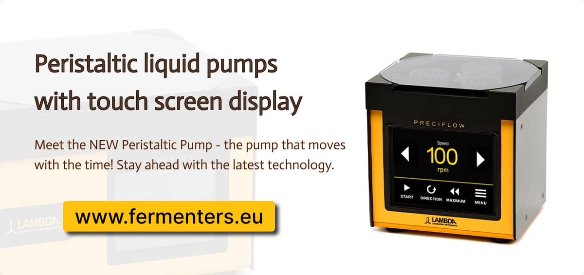 LAMBDA_Labinstr's tweet photo. 👩‍🔬 Meet the NEW LAMBDA Peristaltic liquid pump - the pump that moves with time! 
👀 https://t.co/BesFr1PuGS 
Stay ahead with last technology.  #Innovation #Tech #LaboratoryEquipment https://t.co/uY0Alcu9dZ