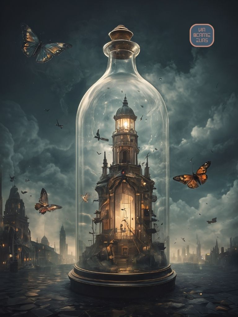 CamieElias's tweet image. #worldinabottle #visualprompt #2