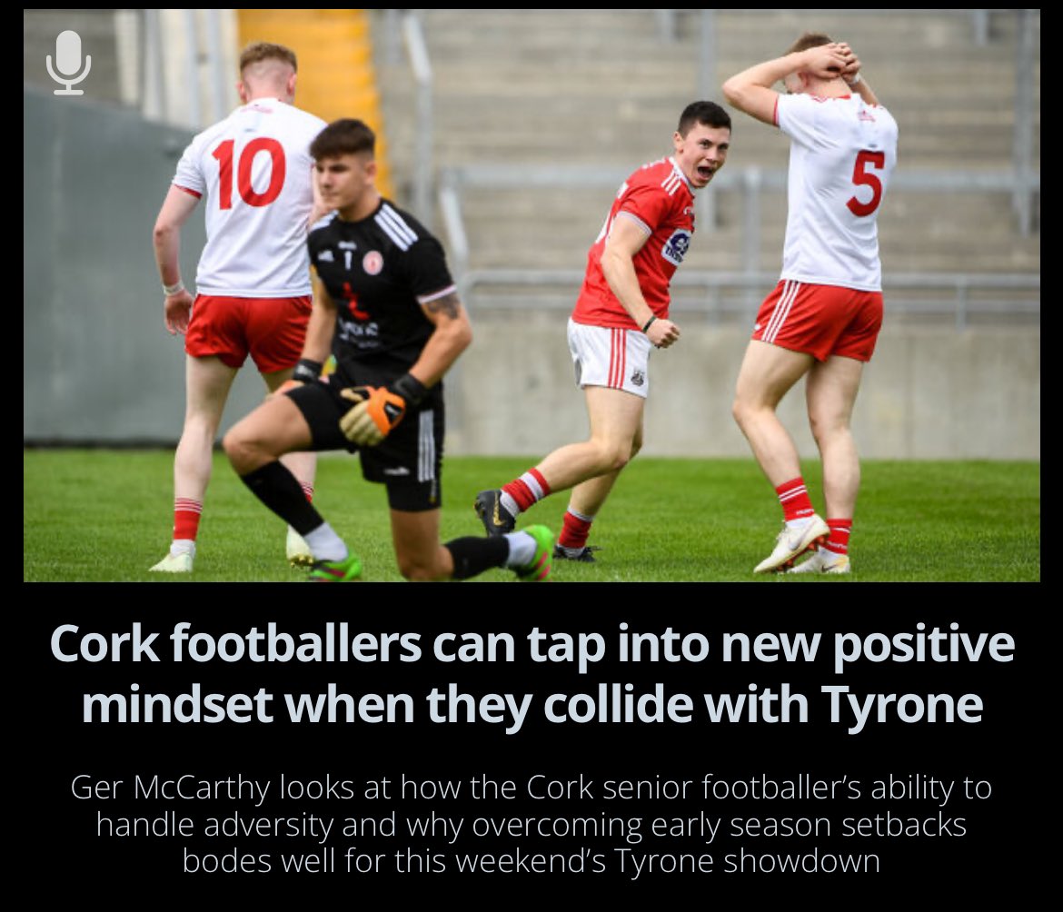 germccarthy74's tweet photo. 📰 My latest @EchoLive #GAA column on the 🔴⚪️ @OfficialCorkGAA footballers includes the following references:
🏐 @TullamoreDEW 🍷
🏐 #mentalresilince
🏐 #positivethoughts over #negativity
🏐 @TyroneGAALive
🏐 #KingOak 🌳
#️⃣ #tiktok #tiktoksports #munster #munstergaa #cork #corkgaa #onecork #gaelic #gaelicfootball #football #rebels #trending #corkcity #gaelicgames #footballers @CastlehavenGAA
🔗 https://t.co/AaHnznPh8Z