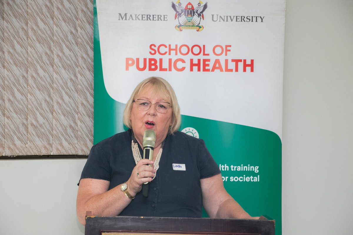 MakSPH's tweet photo. Dr. @Linda4Gibson: “One thing maps our relationship between 🇬🇧&amp;🇺🇬, @Makerere &amp; @NottmTrentUni &amp; individuals working together over many years: is what we have learnt from each other, and that has been a very important part of the journey and one of the biggest things I've learnt. https://t.co/7G7tkdRD49
