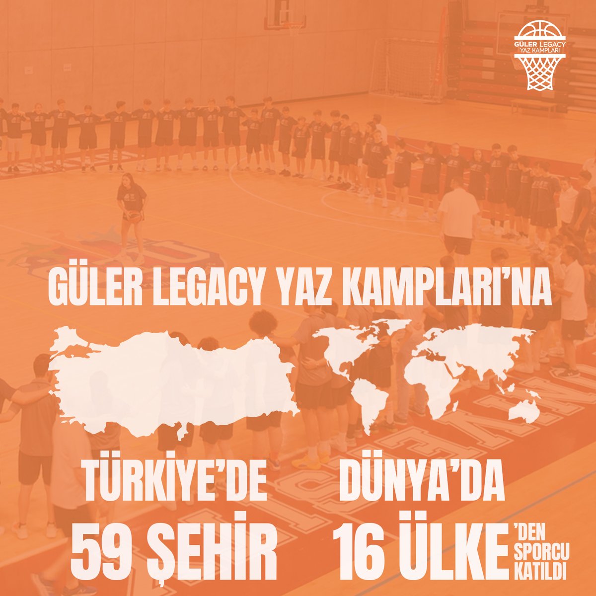 ⛹🏻⛹🏻‍♀️ 11 yılda yurt içi ve yurt dışından sporculara üst düzey bir kamp ortamı sunduk.
👉1-6 ve 7-12 Temmuz tarihlerindeki kampımıza gulerlegacy.com/yazkamplari sayfamızı ziyaret ederek kayıt olabilirsiniz.
#BugünDahaİyiOl #Basketbol #YazKampları #GLXII