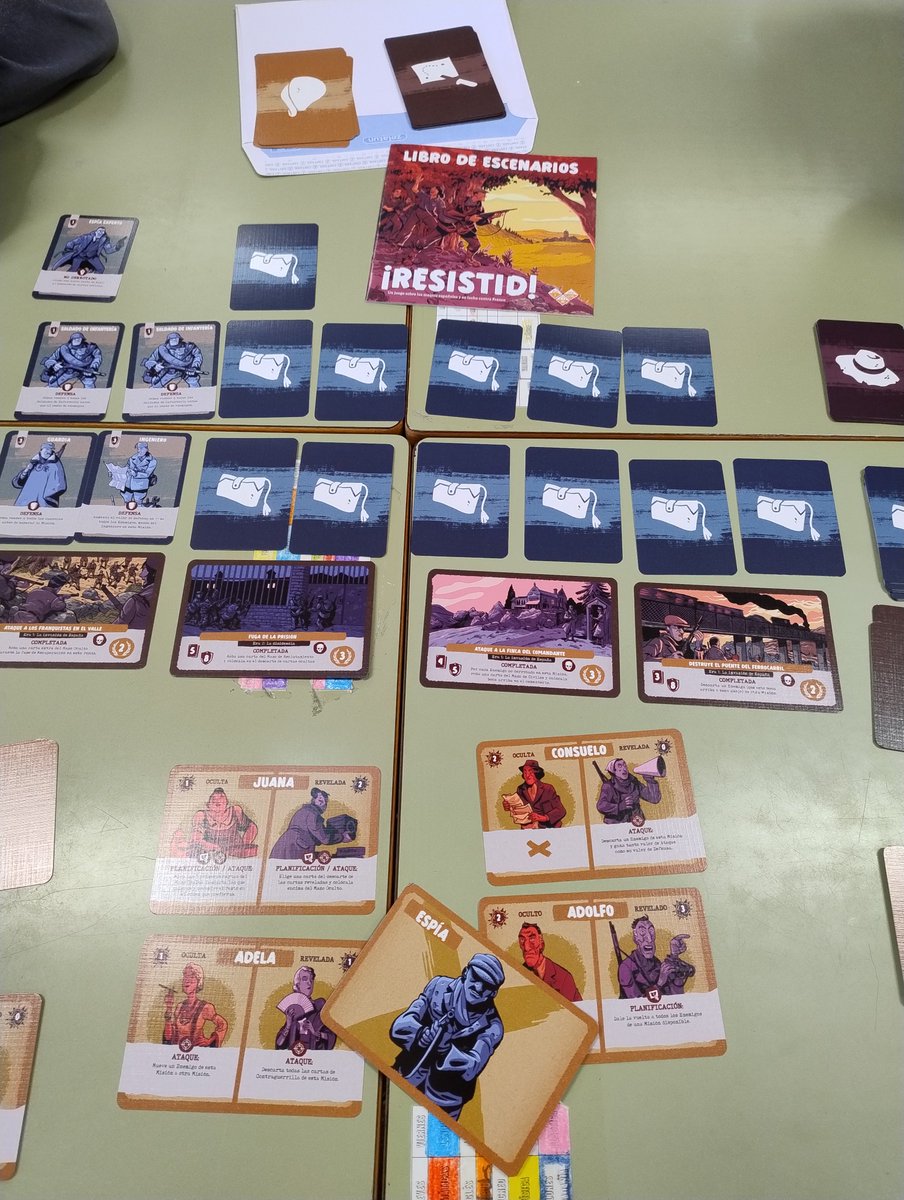 MrWolfTeacher's tweet photo. Pues en sociales estrenamos #Resistid de @SaltPeppergames 🤘🏻
#jueducación #abj https://t.co/zKtpUd5iZE
