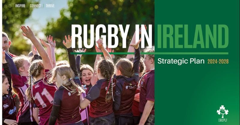 IrishRugby's tweet photo. Delivering great rugby experiences, driving our high performance ambition, accelerating the Women’s game, and inspiring our fans.

Rugby In Ireland 2024-2028 - Inspire, Connect, Thrive