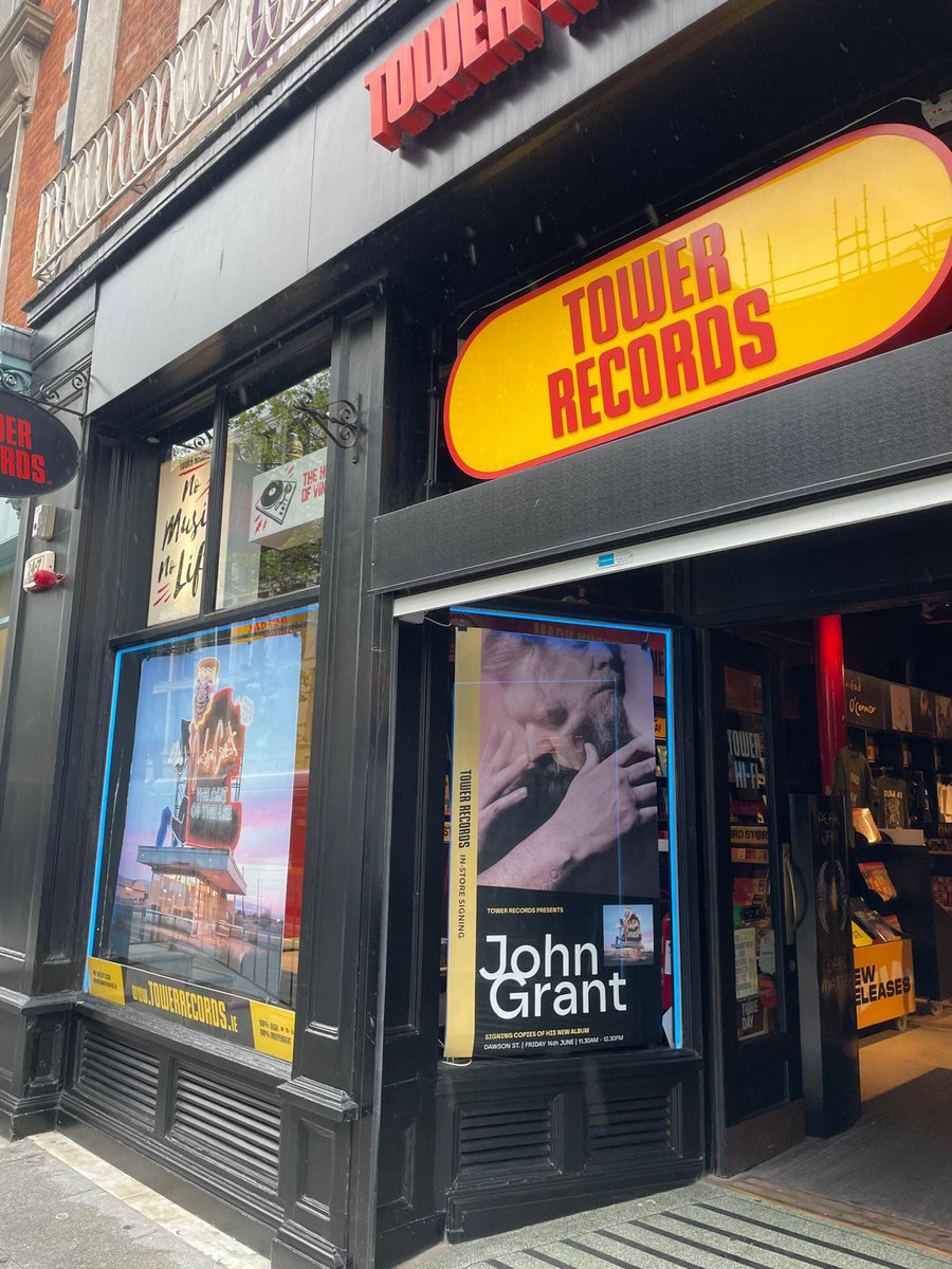 Tower Records Dublin (@towerdublin) on Twitter photo We can't wait to welcome John Grant to our Dawson St. store tomorrow morning! John will signing albums from 11.30AM - 12.30PM. Call in and get your John Grant albums singed by the man himself!
John's new album The Art of the Lie is out tomorrow!
#johngrant <a href="/BellaUnionVinyl/">Bella Union Vinyl Shop</a> We can't wait to welcome John Grant to our Dawson St. store tomorrow morning! John will signing albums from 11.30AM - 12.30PM. Call in and get your John Grant albums singed by the man himself!
John's new album The Art of the Lie is out tomorrow!
#johngrant <a href="/BellaUnionVinyl/">Bella Union Vinyl Shop</a>