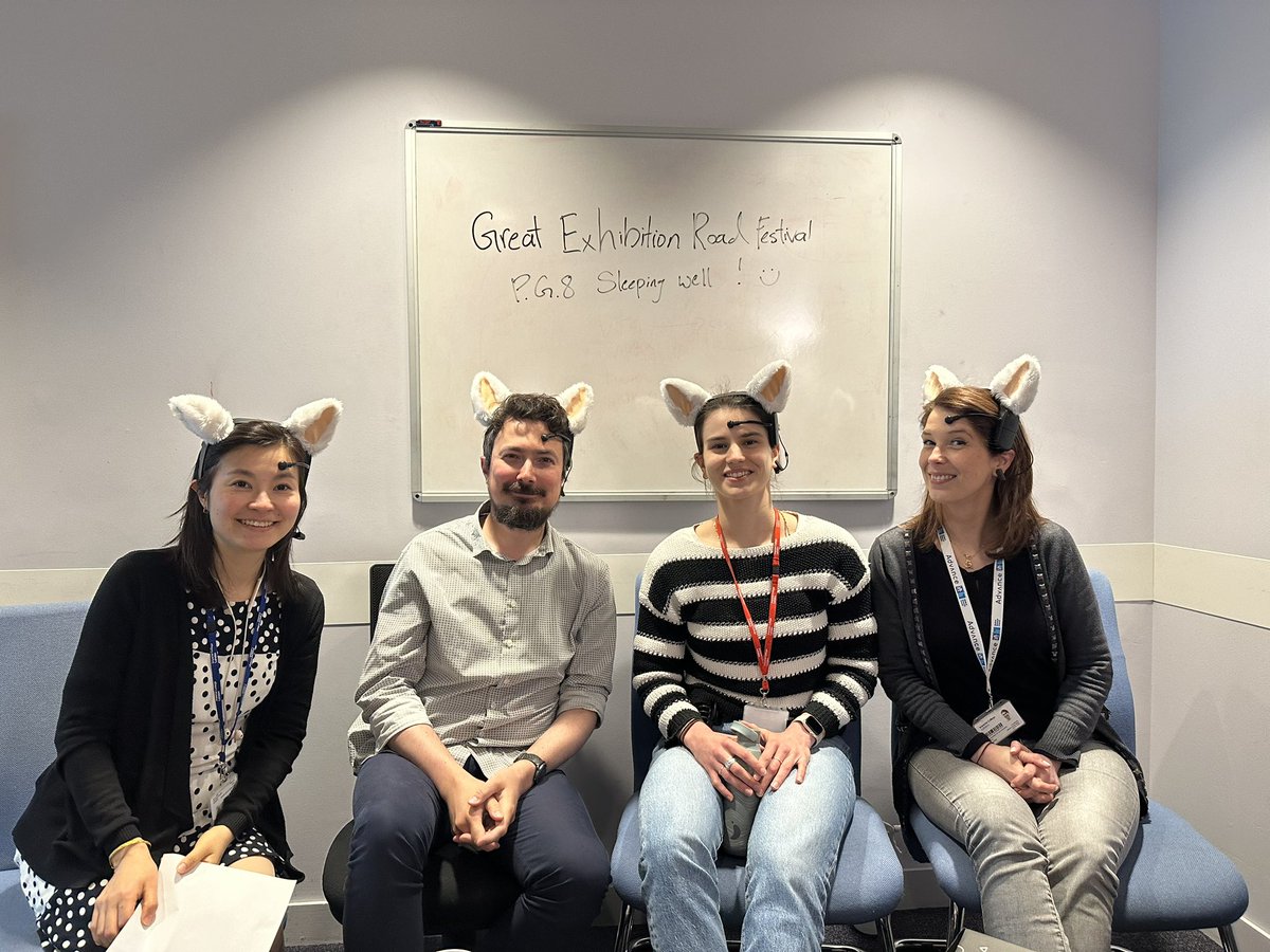 Sara Wong, PhD (@sarawongwt) on Twitter photo Sneak peek into what to expect from the Sleep lab this weekend at <a href="/ExRdFestival/">Great Exhibition Road Festival</a> ! 👀
Find us at Princes Garden 12-6pm 14th and 15th June! Sneak peek into what to expect from the Sleep lab this weekend at <a href="/ExRdFestival/">Great Exhibition Road Festival</a> ! 👀
Find us at Princes Garden 12-6pm 14th and 15th June!