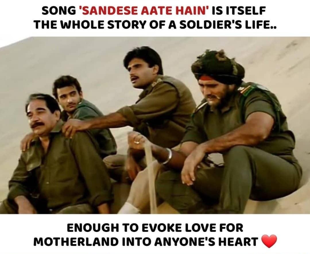 tgstalin's tweet photo. #Border #27YearsOfBorder #Hailsoldier #VictorytoIndia. ⚔️🇮🇳⚔️
❤️
#SunnyDeol #JackieShroff
#SunielShetty #AkshayeKhanna
#SudeshBerry #Rakhee
#PuneetIssar #PoojaBhatt
#Tabu #SharbaniMukherjee
#KulbhushanKharbanda
#JPDutta #AnuMalik
#JavedAkhtar
@iamsunnydeol
@PoojaB1972 https://t.co/wQyUQFyb1w