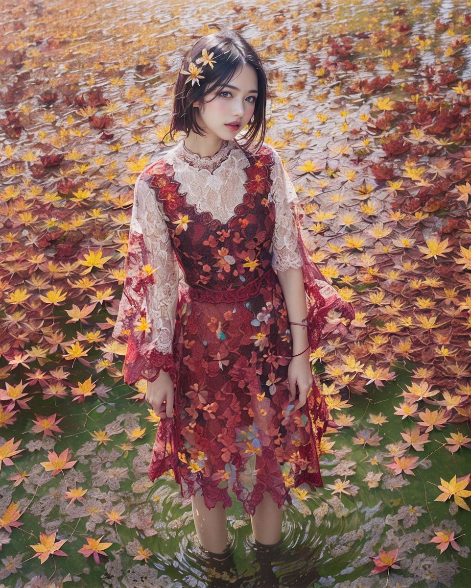 【team ɘtoИ: 秋】
aidrawjp <a href="/ai_draw_ai/">aidrawjp</a>

紅葉が水面いっぱいに浮かぶ中を歩く
そんなランウェイにしてみました！今までとはちょっと違った表現ができたと思います。とても楽しい制作期間でした！
機会を下さった運営・チームの皆様、そしてご覧いただいた方々、本当にありがとうございます！

#AIGC