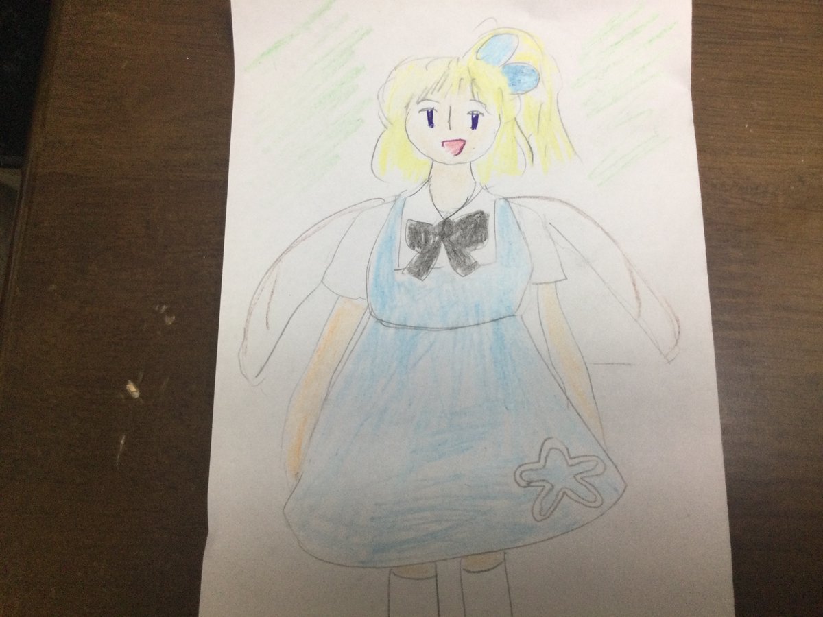 Riseiaichan's tweet photo. 金髪大妖精描いた(^-^)つ　Lemontene
#6月13日は旧ツイッター版大妖精の日
#リポストされたら負け https://t.co/F8ixpFmS67