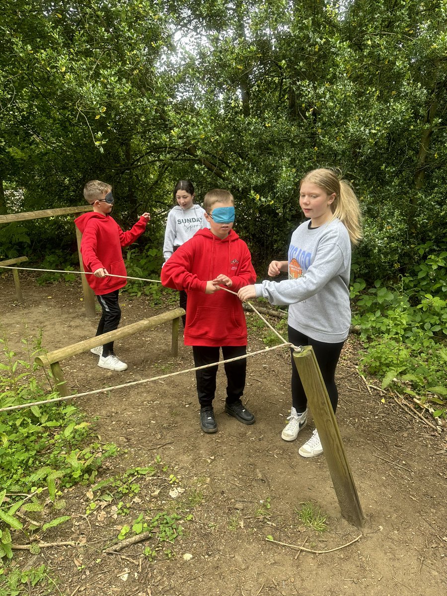hillcroftps's tweet photo. We have done lots of team tasks to develop our teamwork and communication skills #year6 #highashurst https://t.co/5DrvD73Fqy