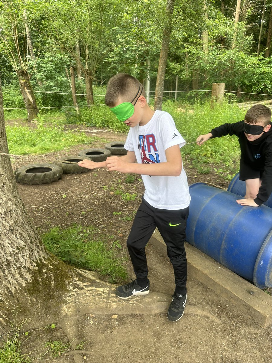 hillcroftps's tweet photo. We have done lots of team tasks to develop our teamwork and communication skills #year6 #highashurst https://t.co/5DrvD73Fqy