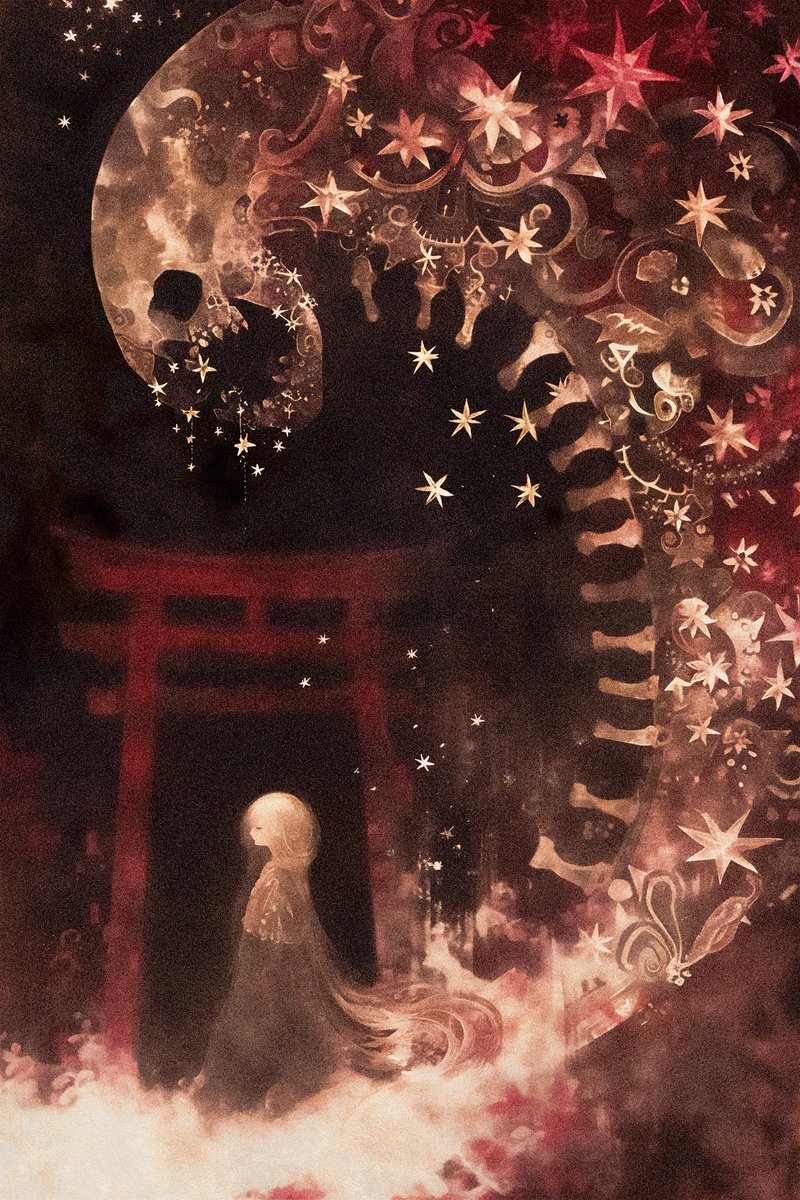 【team Elisa: 秋】
rin <a href="/rin22cal51yn/">rin</a>

『月の龍と御神子』

鳥居をモチーフに入れランウェイを参道と捉えたイラストにしたく制作しました。様々な方向性の中で物語性のあるものを選んでみました。今回制作上様々な実験も出来、とても楽しい時間を過ごせました。ありがとうございます😆🙌

#AIGC