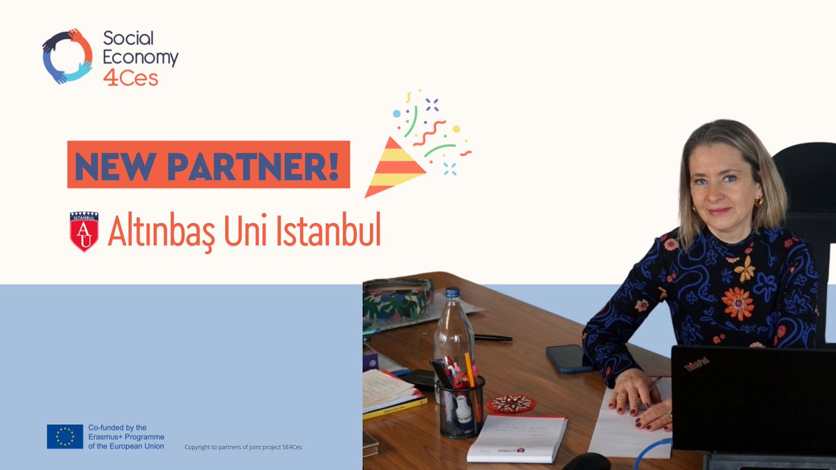 🎉 Excited to welcome <a href="/AltinbasUniv/">Altınbaş Üniversitesi</a> 🇹🇷 to the #SE4Ces project! 

We talked with Prof. <a href="/ozeynep/">Zeynep Özsoy</a> about their role in our project and the master's course. 

Read the full interview: socialeconomy4ces.auth.gr/news/se4ces-we…

Stay tuned for more new partners joining our community!