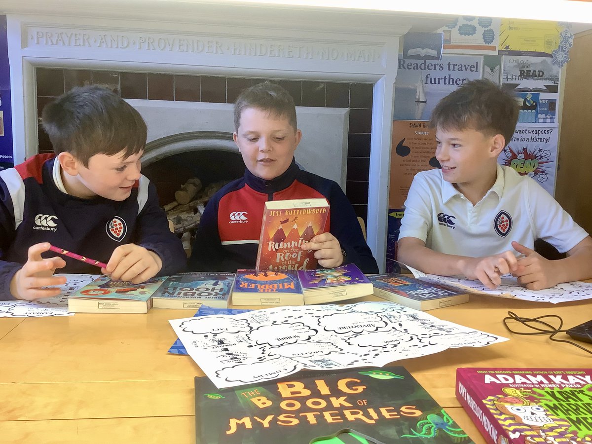 KSWLibrary's tweet image. What a pleasure to meet the @KingsStAlbans Y6 pupils  and to be able to give them a taster of what the Senior School Library has to offer when they join us in September. Really delightful pupils who thoroughly engaged with our reading for pleasure activities! 📚