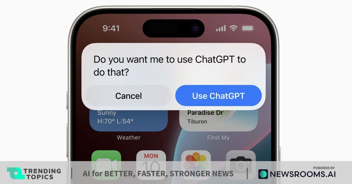 🍎After the presentation of Apple for its own AI models and the confirmation that ChatGPT will be integrated into future software, the price of Apple shares has risen to a new all-time high. 🚀

buff.ly/3yTkDIg
